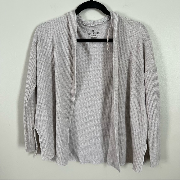 American Eagle Outfitters Sweaters - American Eagle Soft + Sexy Plush Cardigan - size small